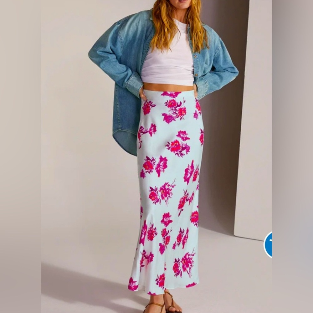 Favorite Daughter slip skirt summer peony